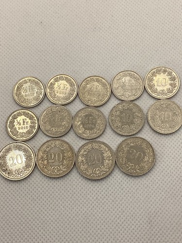 Monete svizzere 20cent - svizzere, da