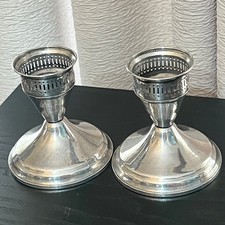 Portacandele pesato argento - portacandele,