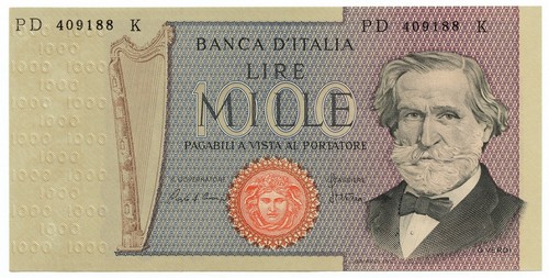 1000 lire colore intenso - 1000,