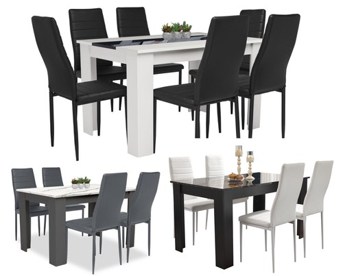 Set tavolo sedie pranzo - e,