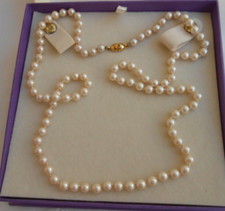 COLLANA firma MONET perle (finte) cm 76 mm 5