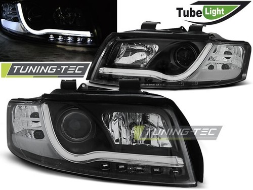 Fari anteriori nero led tube - led,