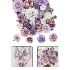 Fiori di seta mix viola con
