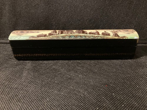 Russian lacquer pen box - pen,