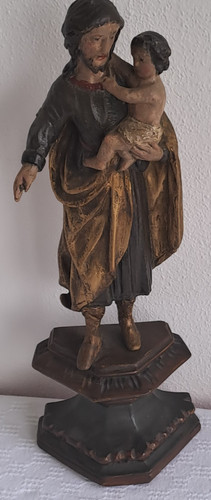 Statua legno 19 secolo - statua, 18/19