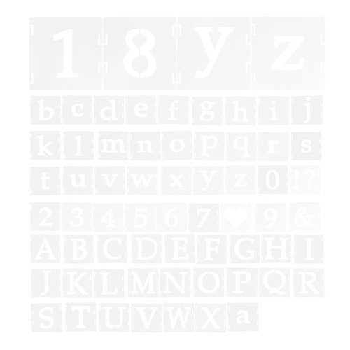 Pcs stencil di - 65,