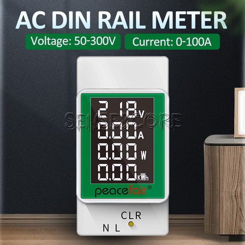 Din rall meter digitale - rall,