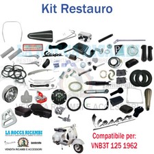 KIT RESTAURO VESPA 125 VNB3T 1962 CON SELLA CUSCINO E PIASTRA