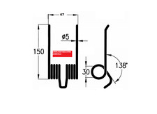 MOLLA PER ROTOPRESSA