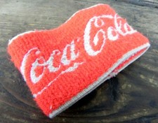 Polsino in spugna VINTAGE per sport COCA COLA collezione tergisudore fascia