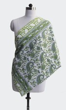 Sarong indiano verde floreale