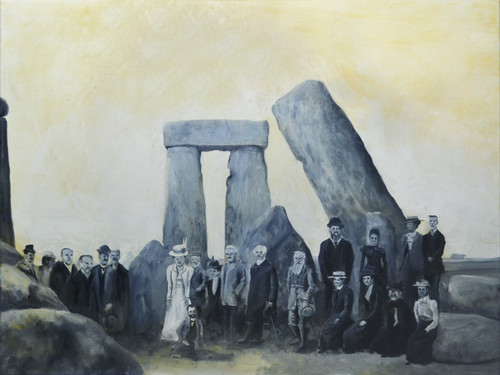 Dipinto originale stonehenge - dipinto,