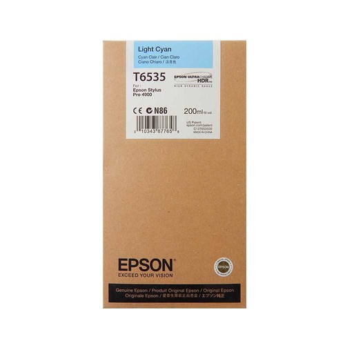 Cartuccia epson t6535 ciano - cartuccia,