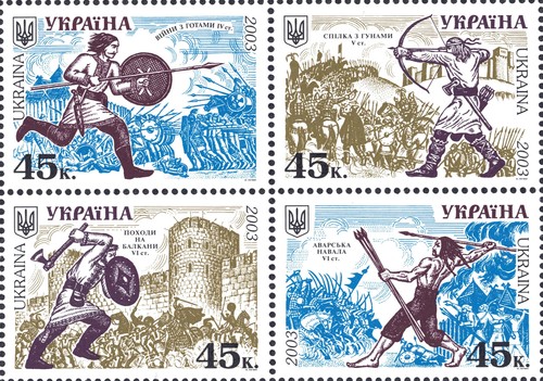 Stamps set 2003 the army - the,