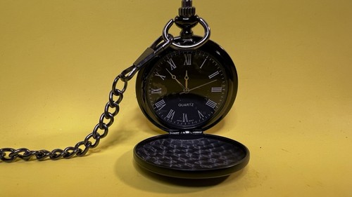 Orologio tasca nero - orologio,