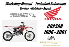 Honda cr250r cr250 manuale - honda,