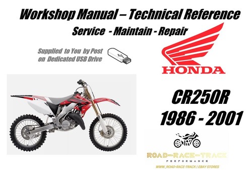 Honda cr250r cr250 manuale - cr250r,