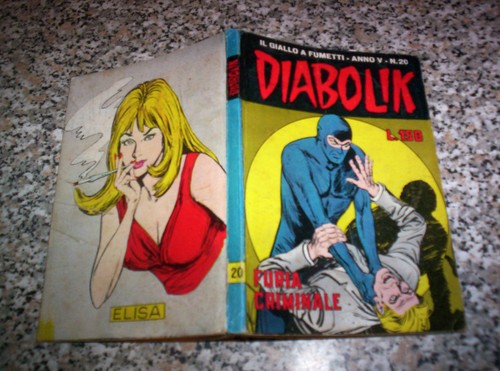 Diabolik anno 20 originale - diabolik,