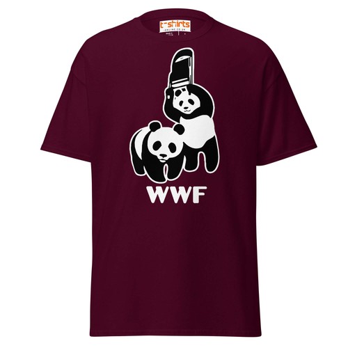Maglietta motosega wwf panda - maglietta,