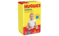 84 PANNOLINI HUGGIES UNISTAR - TAGLIA 5 JUNIOR 11-25 KG (6 PACCHI DA 14)