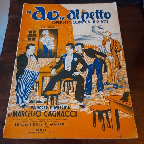 Spartito canto pianoforte