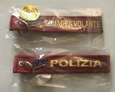 PORTACHIAVI IN STOFFA POLIZIA