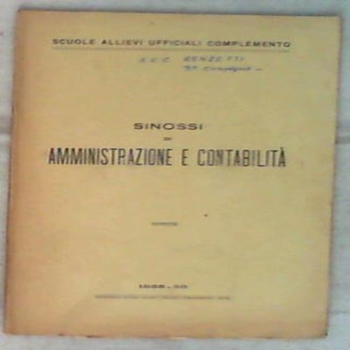 Sinossi amministrazione e - amministrazione,