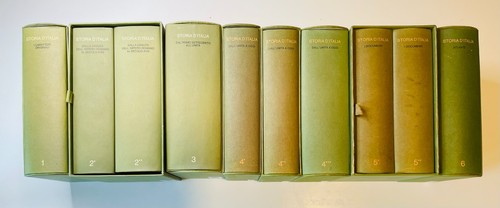 Storia italia einaudi 1 6 - d'italia,, 1-6