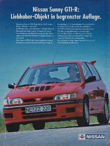 Nissan sunny gti - nissan,