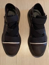 Malloni Originali Designer Scarpe Uomo,n.42,pelle grigio scuro/quasi nero/Nuove