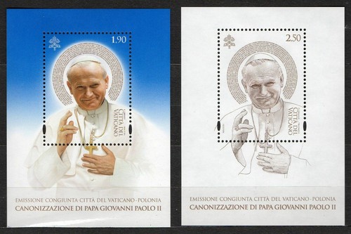2014 vaticano foglietti - vaticano,