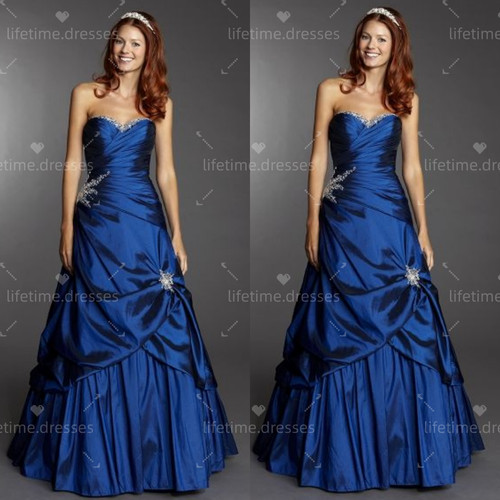 Abiti sposa blu reale - sposa, una