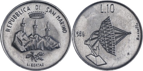 San marino lire - san,