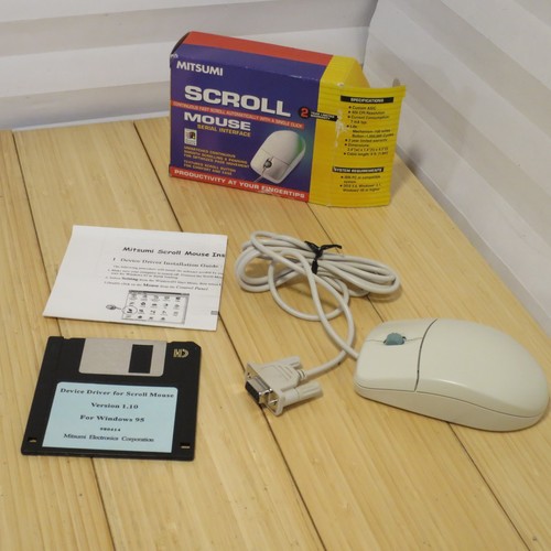 Mouse seriale vintage mitsumi - seriale,