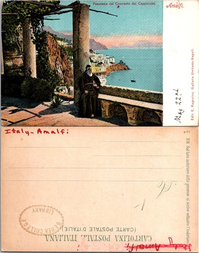 Italia amalfi cartolina - italia,