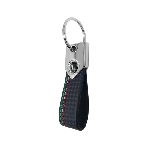 Portachiavi fiat carbon - portachiavi,