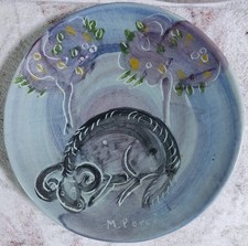 Mario Porcu’ Piatto Ceramica