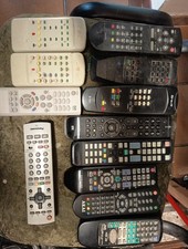 Lotto 12 Telecomandi Mivar, JVC, Panasonic, Samsung, Akai, Bravo, E Universali