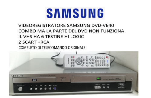 Videoregistratore samsung - videoregistratore,
