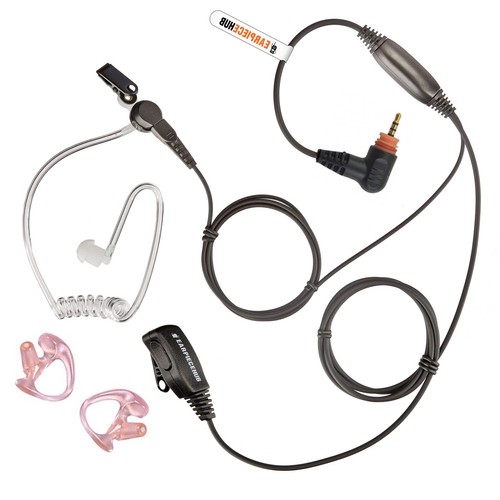 Auricolare covert ptt con - auricolare,