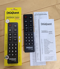 Telecomando ~ DIGIQUEST Universal Easy Plus ~ Compatibile con tutte le TV