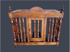 MOBILE PORTA PANE IN NOCE LUIGI FILIPPO INTEGRO ORIGINALE EPOCA 800' RESTAURATO