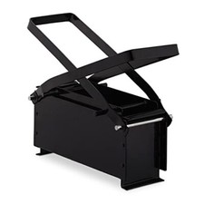 Relaxdays Bricchettatrice per Cartone, Pressa per la Carta in Acciaio, (P8b)