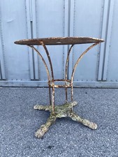 Tavolino basamento in ghisa impero