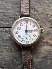 RARO OROLOGIO DA TRINCEA CORA WATCH SWISS 1914 WW1 PRIMA GUERRA MONDIALE.