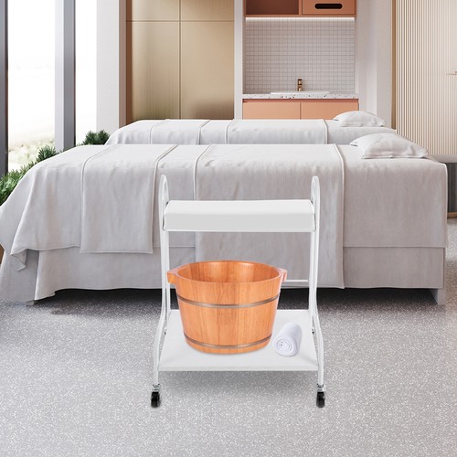 Carrello bagno bianco - carrello,