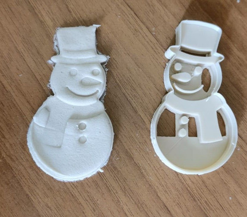 Formine pupazzo neve natale - formine,