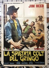 POSTER ORIGINALE FILM ITALIANO SPAGHETTI WESTERN JIM REED José Luis Madrid