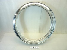 Cerchio moto epoca 18 36 fori Akront alluminio bordo H canale esterno 74,5 mm...