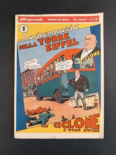 Fumetto ciclone albogiornale - fumetto,